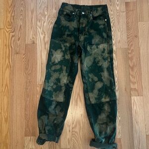 Madewell Baggy Straight Jean Custom Dyed with added Double Knee - 25